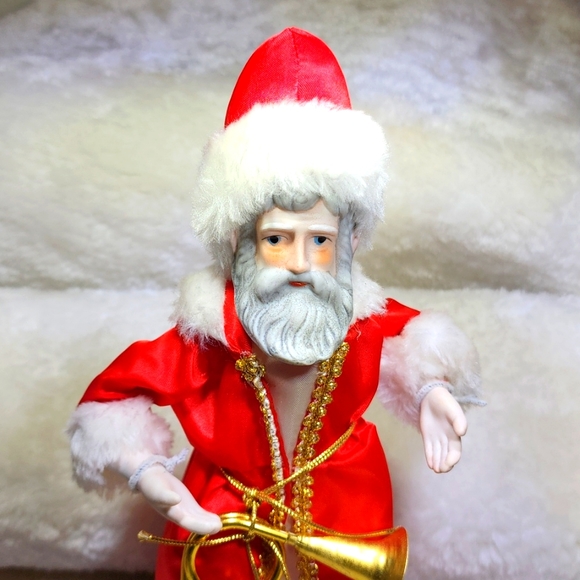 Vintage Tree top Light up Santa - Picture 2 of 7